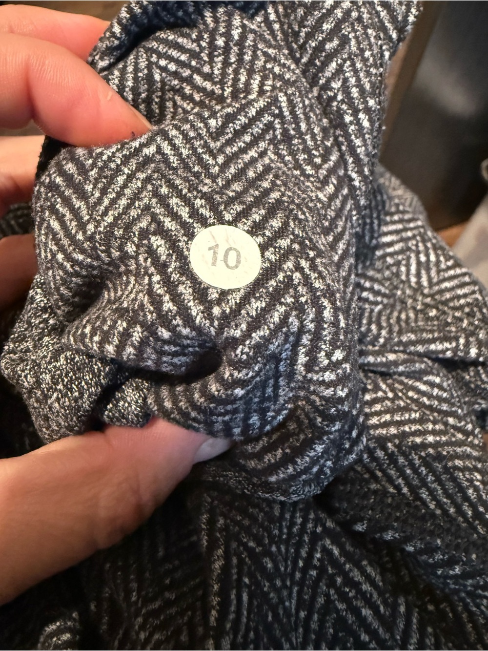 Lululemon Herringbone Pants - Gray - Picture 5 of 5